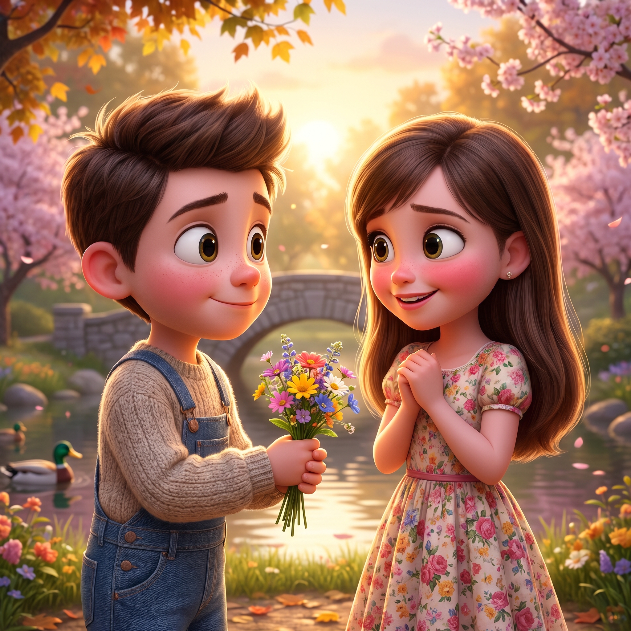 Cute Couple Flower
